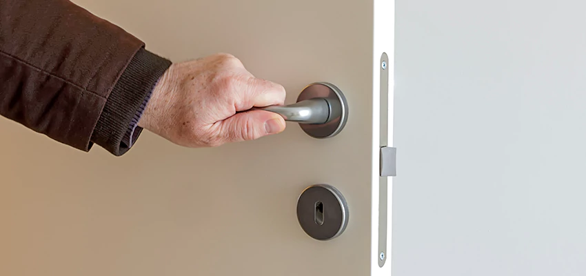 Restroom Locks Privacy Bolt Installation in Eureka, California